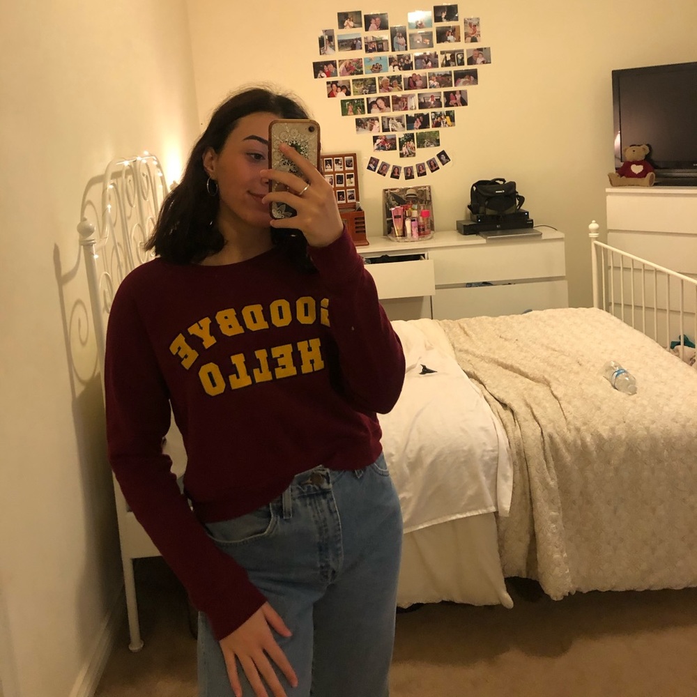 comfy cropped sweater